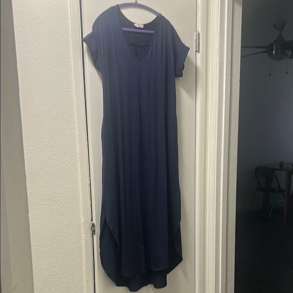 Entro Navy Blue Maxi Dress